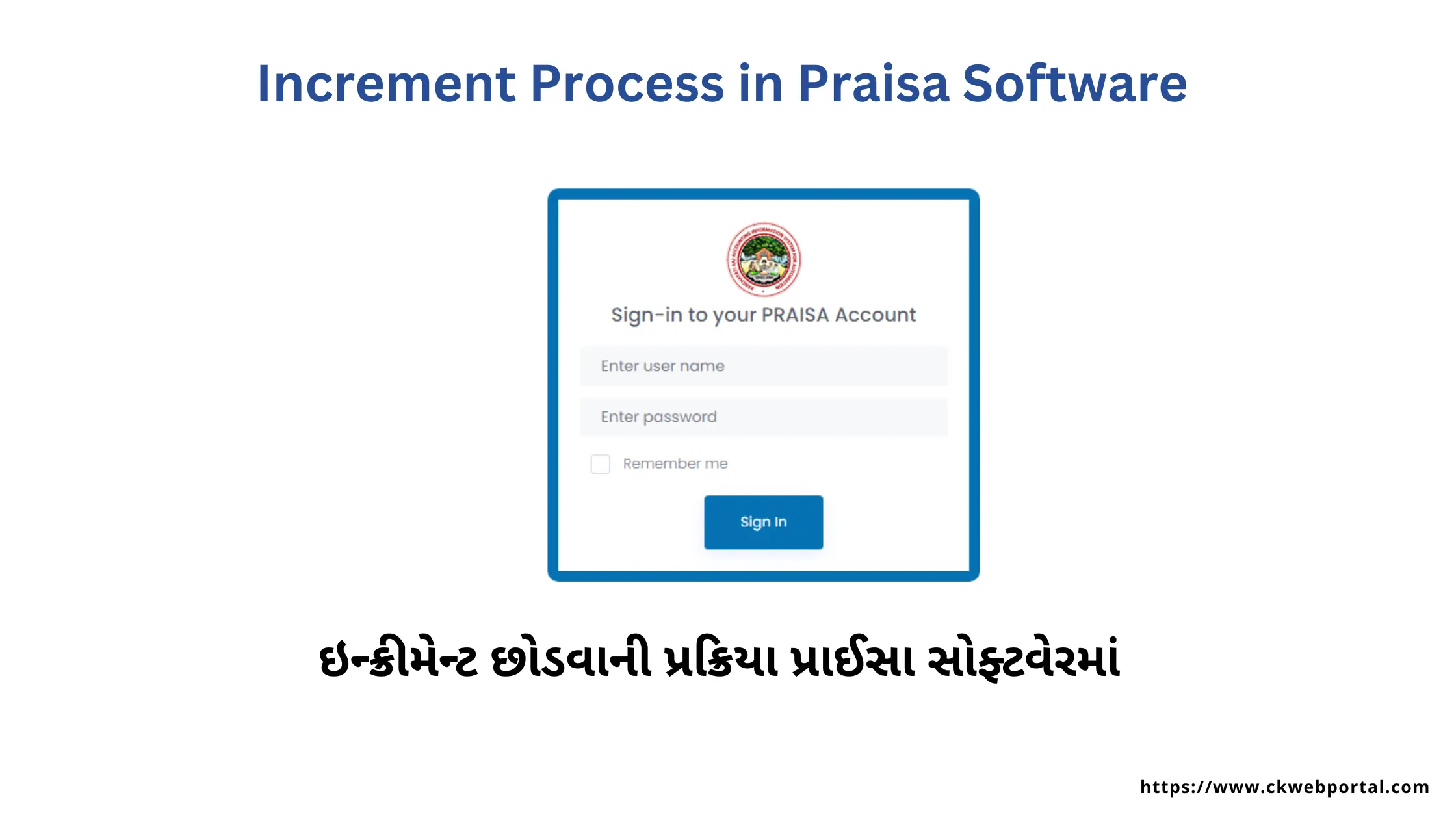 Increment Process in Praisa Software