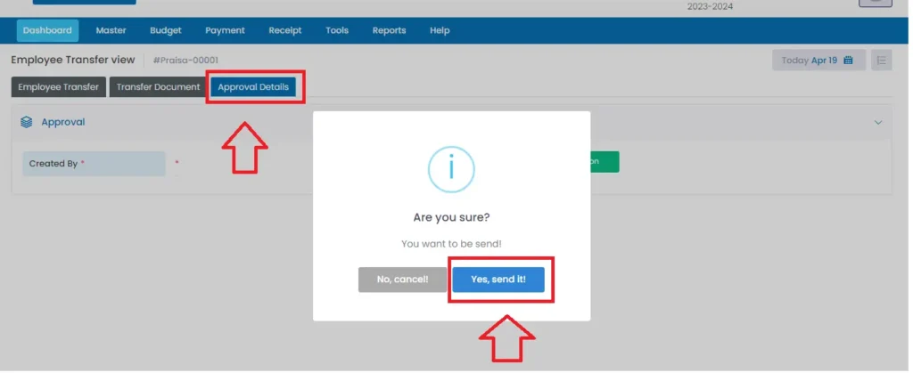 Case Transfer in Praisa Software